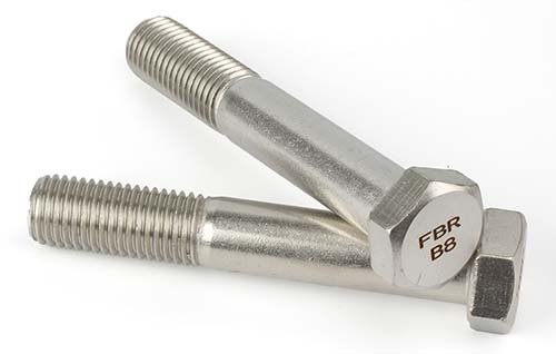 A193 B8 SS304 Partial Thread Hexagon Bolt