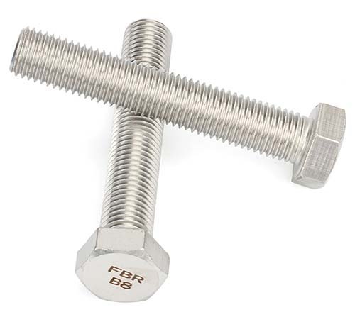 A193 B8 Stainless Steel Hex Head Bolt