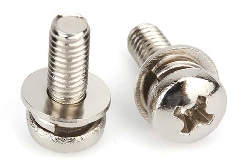 Brass Nickel Plated Phillips Combination Screw