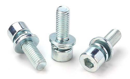 Carbon Steel Hex Socket SEMS Screws
