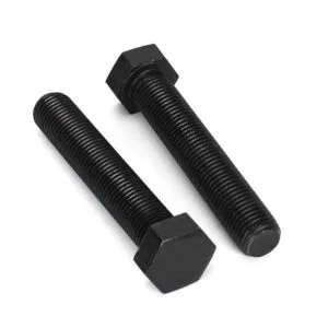 Grade 8 black oxide hex bolts