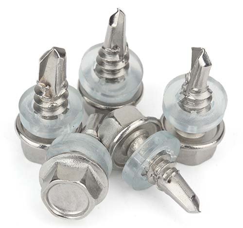 Hex Head Drilling Screws with Collar
