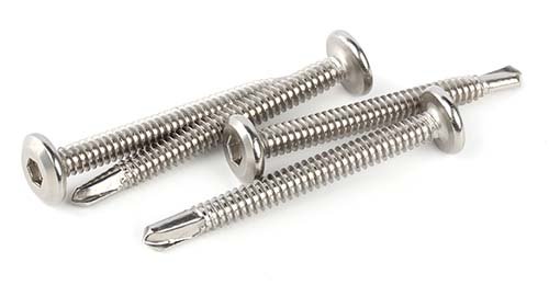 Hex Socket Flat Thin Head Drilling Screws