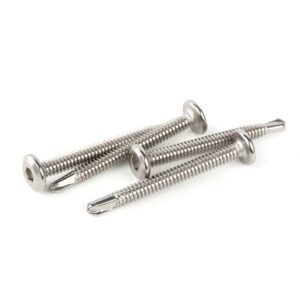 Hex Socket Flat Thin Head Drilling Screws