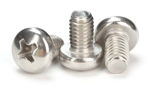 Phillips pan head screws