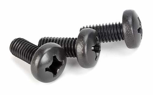 SS Black Oxide Phillips Pan Head Screws