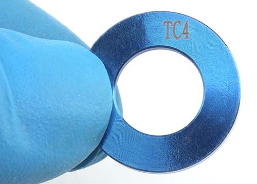 TC4 Titanium Alloy Anodizing Flat Washer