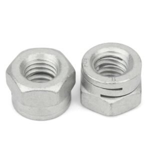Dual Slotted Self-locking Hex Nuts