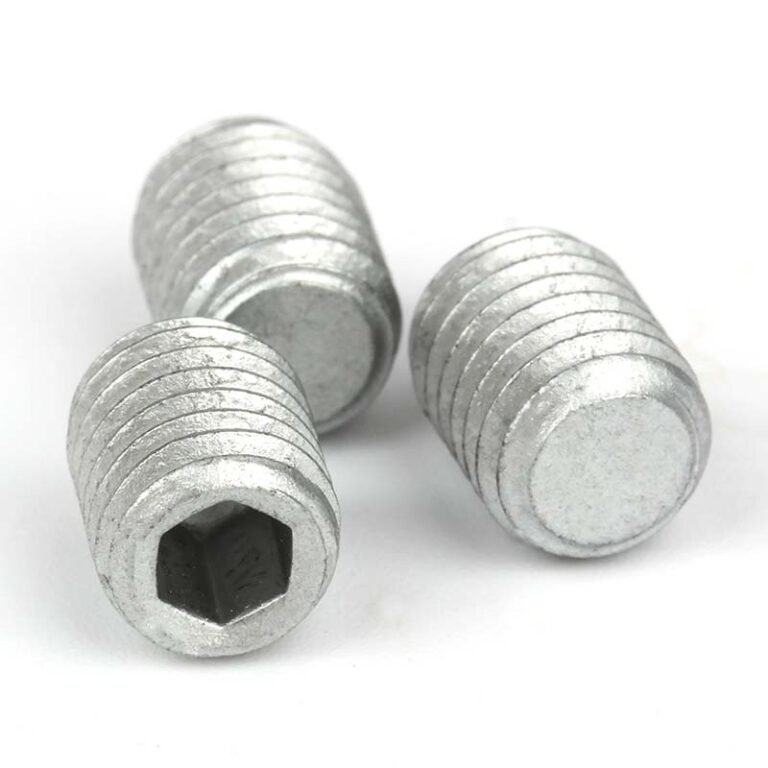 Hex Socket Flat Point Set Screws | Carbon Steel | Flybear