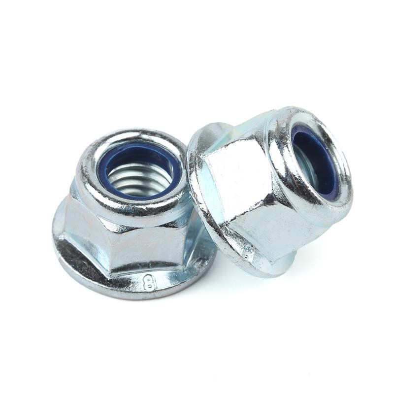 Nylon Insert Hex Lock Nut with Flange