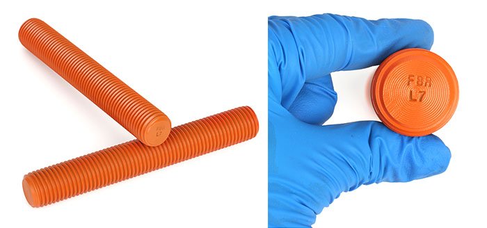 Xylan PTFE coated stud bolts