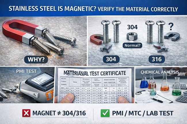 stainless steel is magnetic