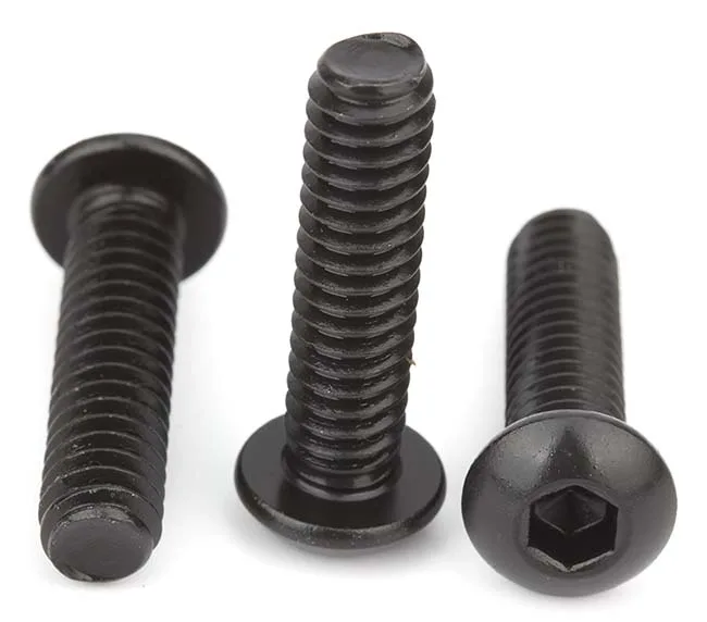 Black oxide stainless steel bolt