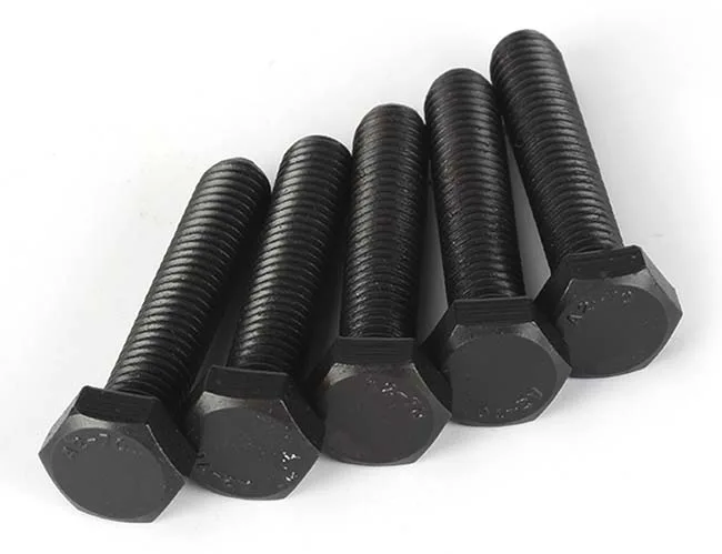 Black oxide stainless steel fastener finish