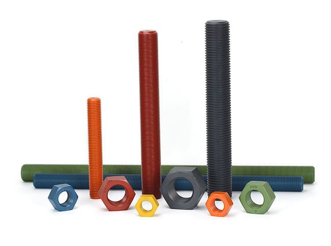 B7 threaded rod and 2H heavy hex nuts