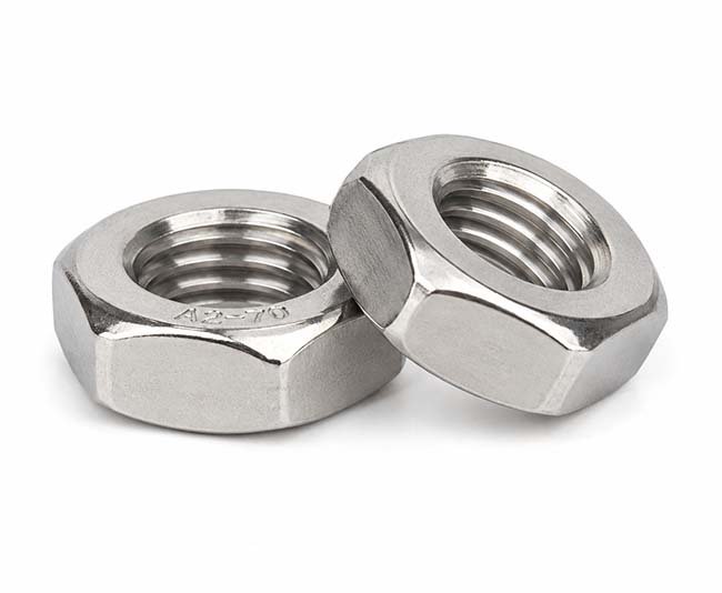 ASME B18.2.2 hex jam nuts