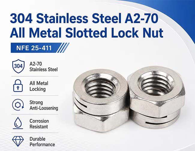 double slotted nuts